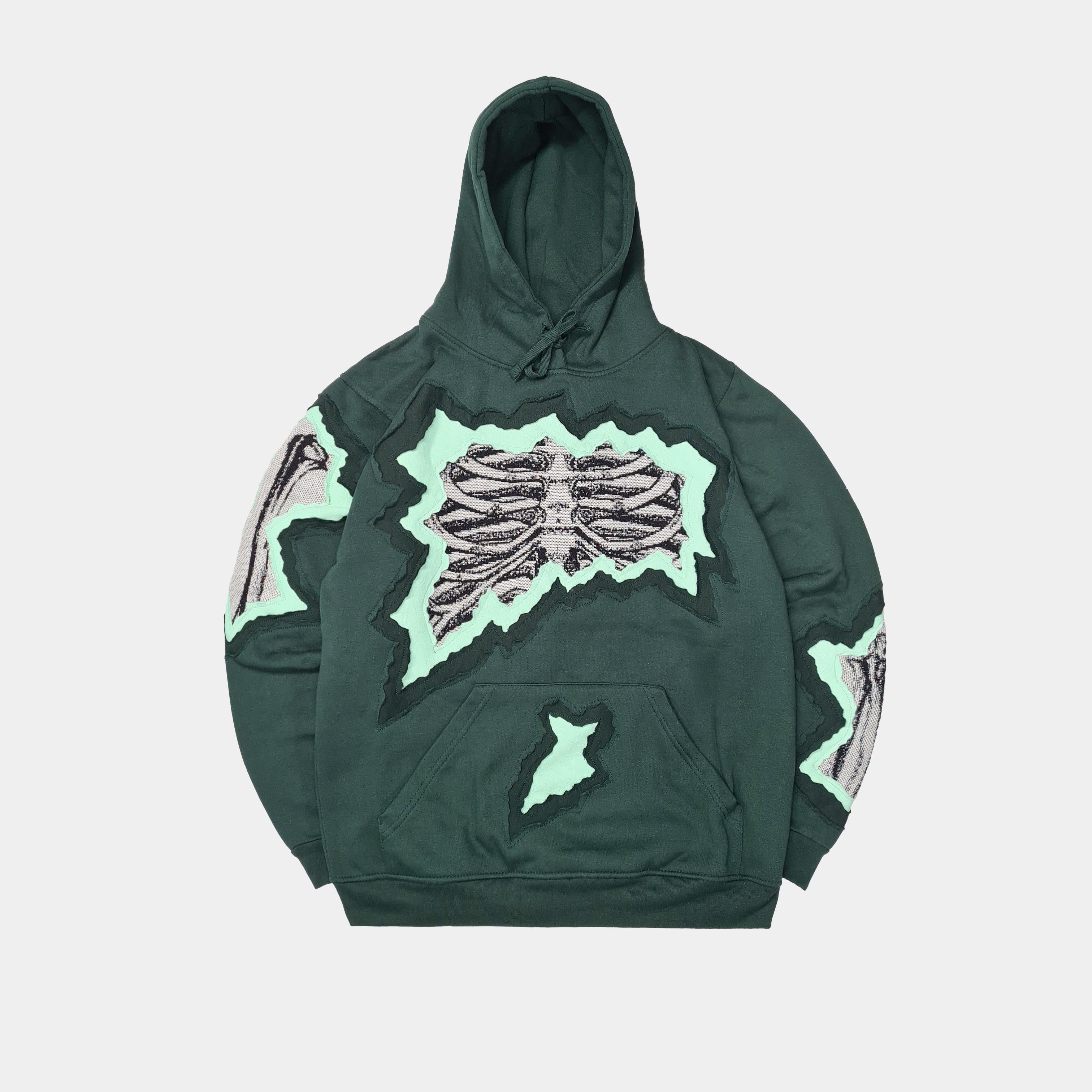 Skull Destroy Effect 1 of 1 Hoodie (M)