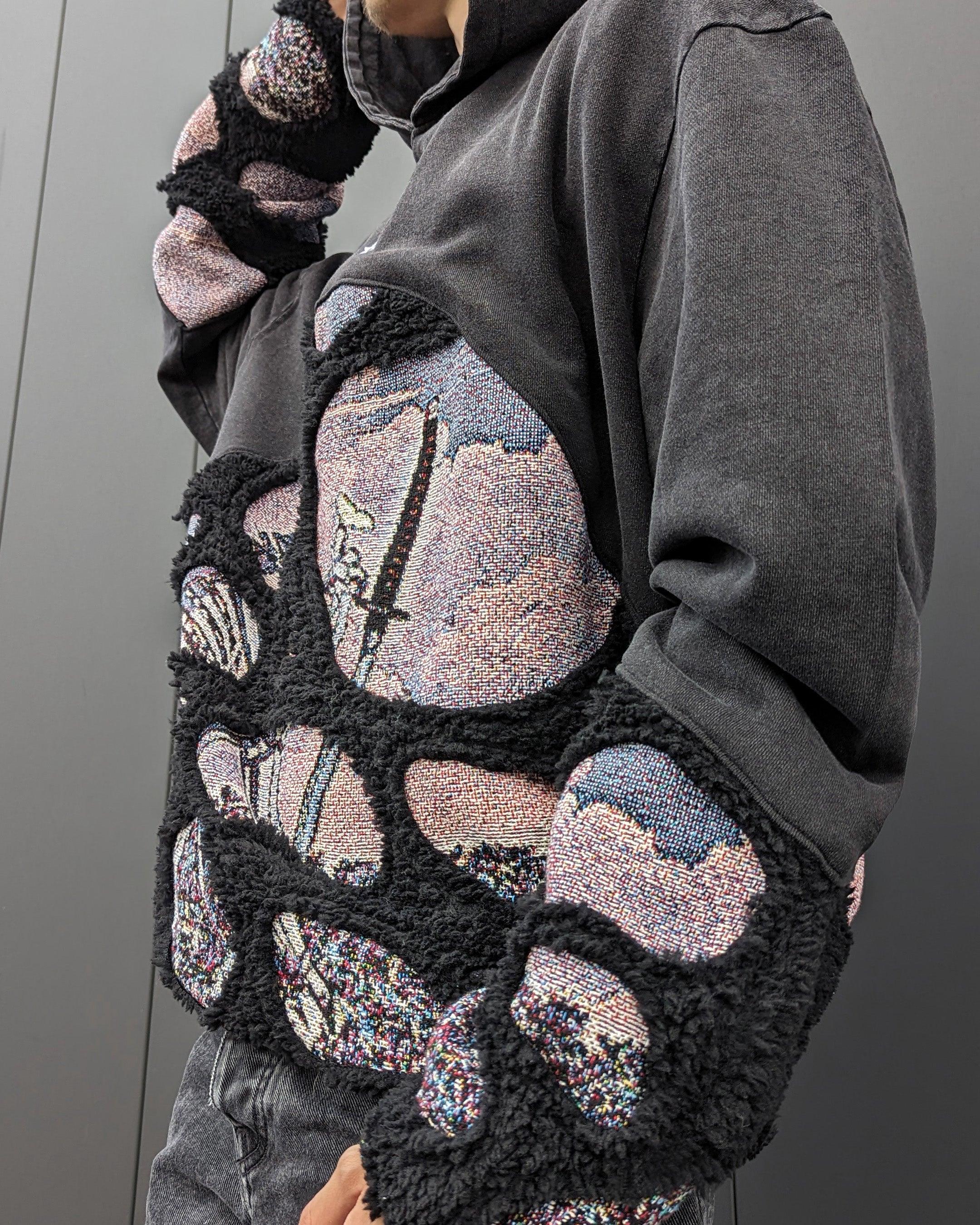 "Squelette en paix" Sweat à capuche 1 sur 1 (M)