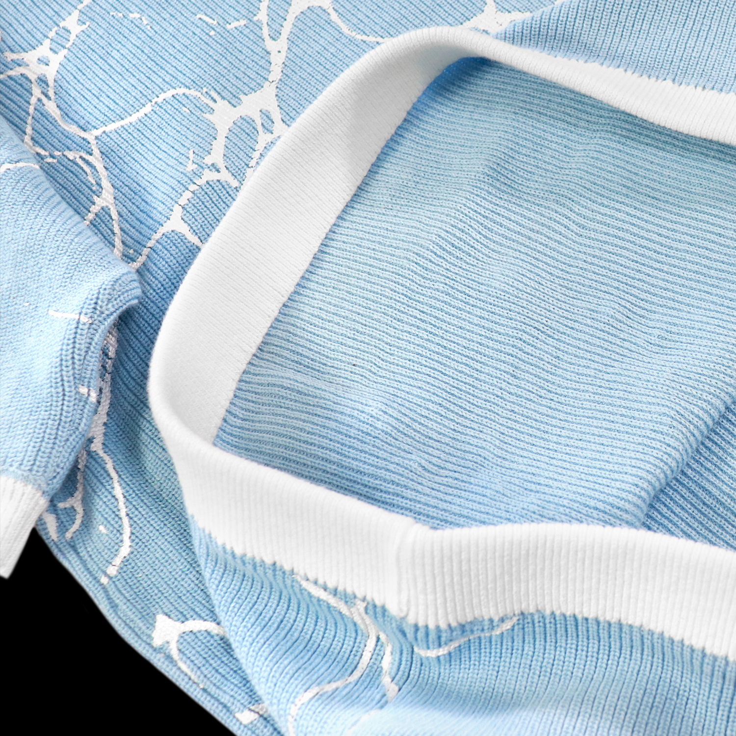 Chemise en tricot gaufré