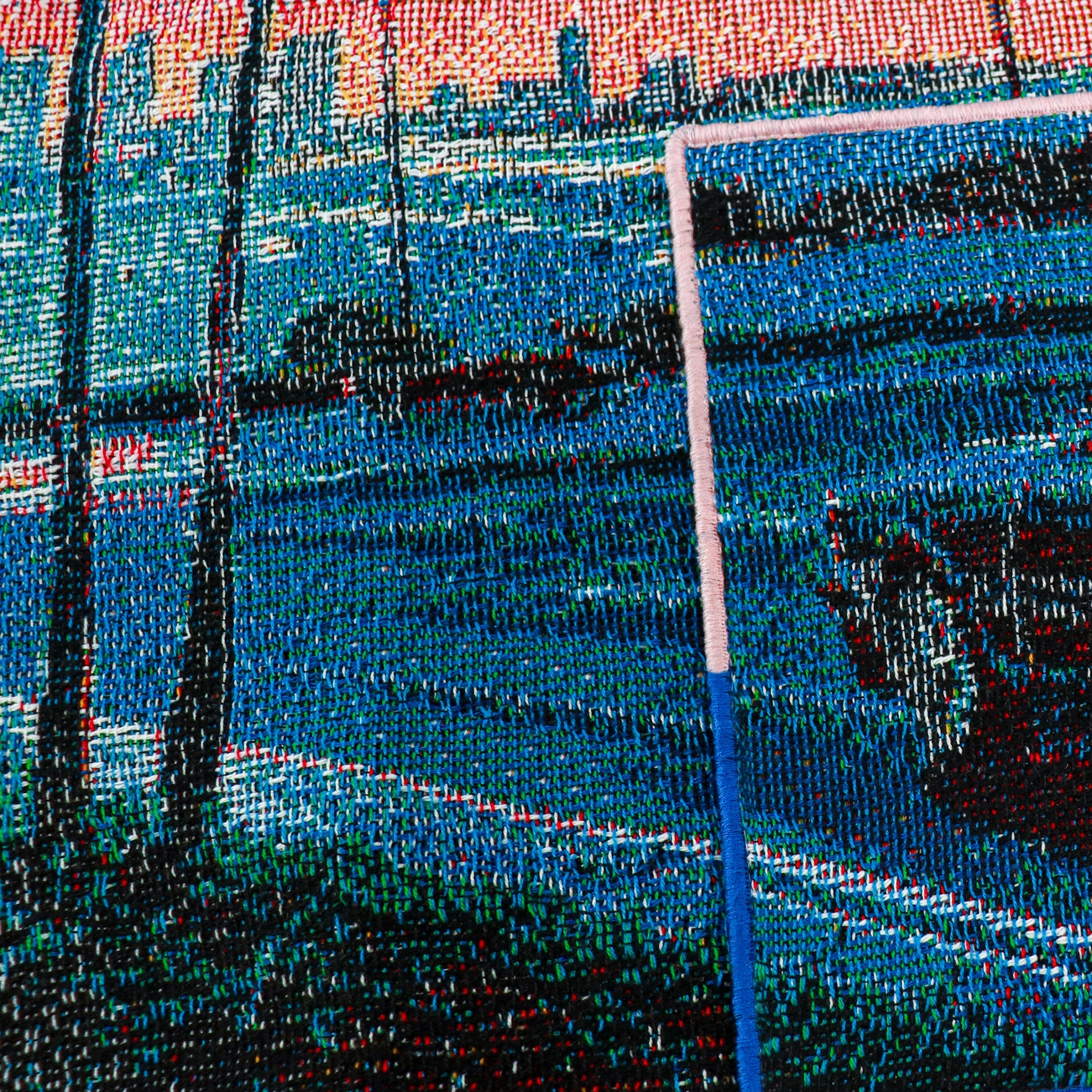 Tapestry sleeveless T-shirt