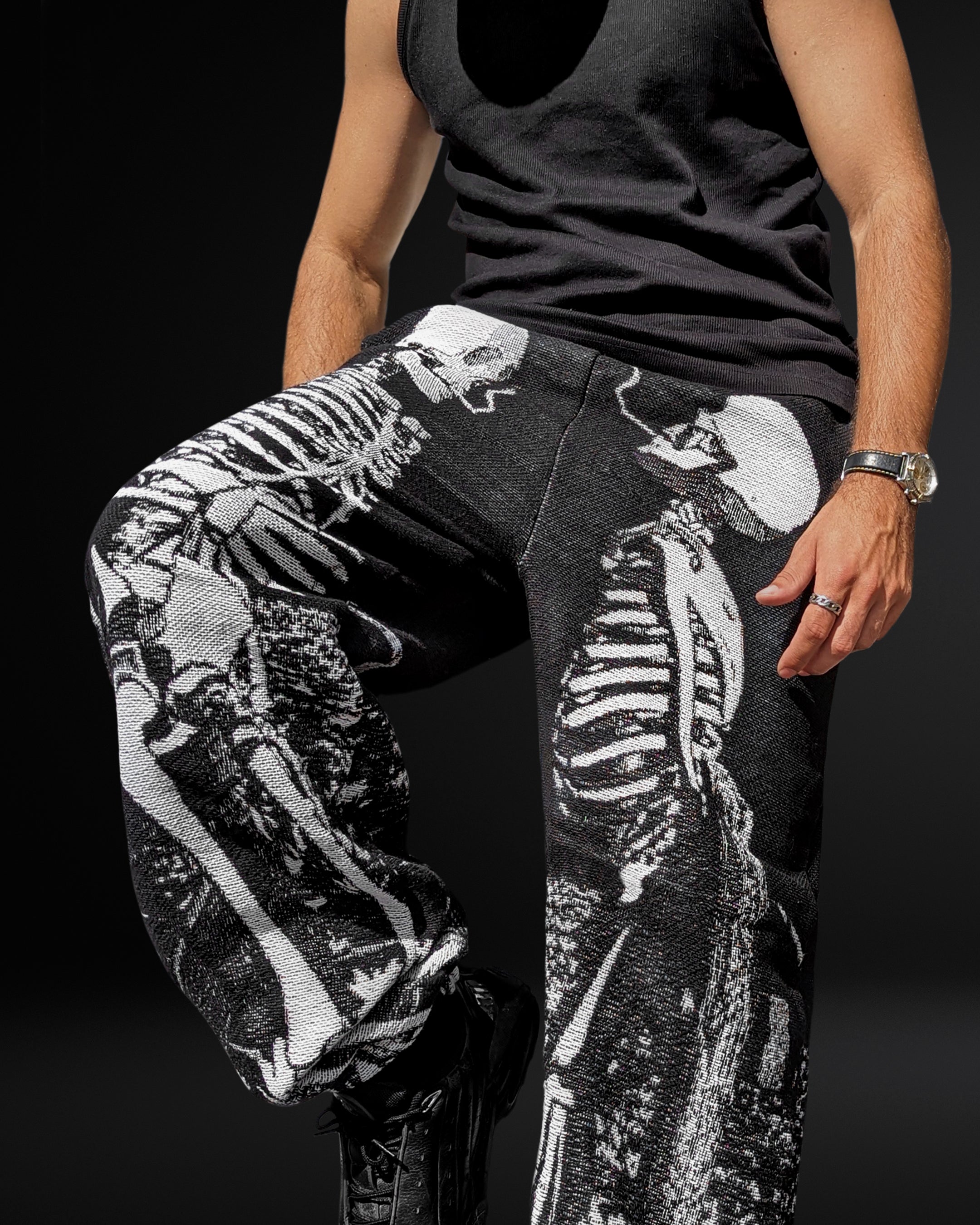 Pantalon de survêtement "Smoking Skeletons"