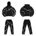 Artifice de la tenue "éclair". Sweat à capuche + pantalon de survêtement qualité supérieure 1 sur 1 (M)