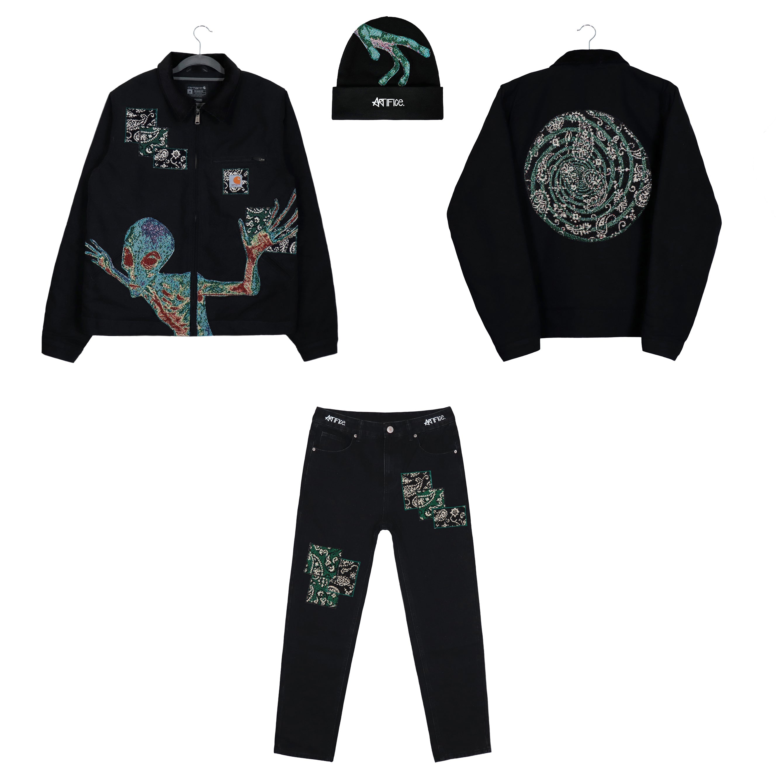 'Paisley' Artifice. Jeans