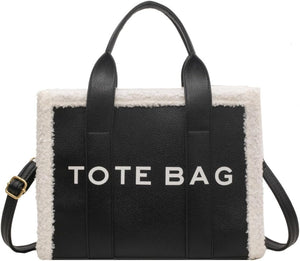 Sacs à main - THE TOTE BAG - Cuir et Laine - Wearspective