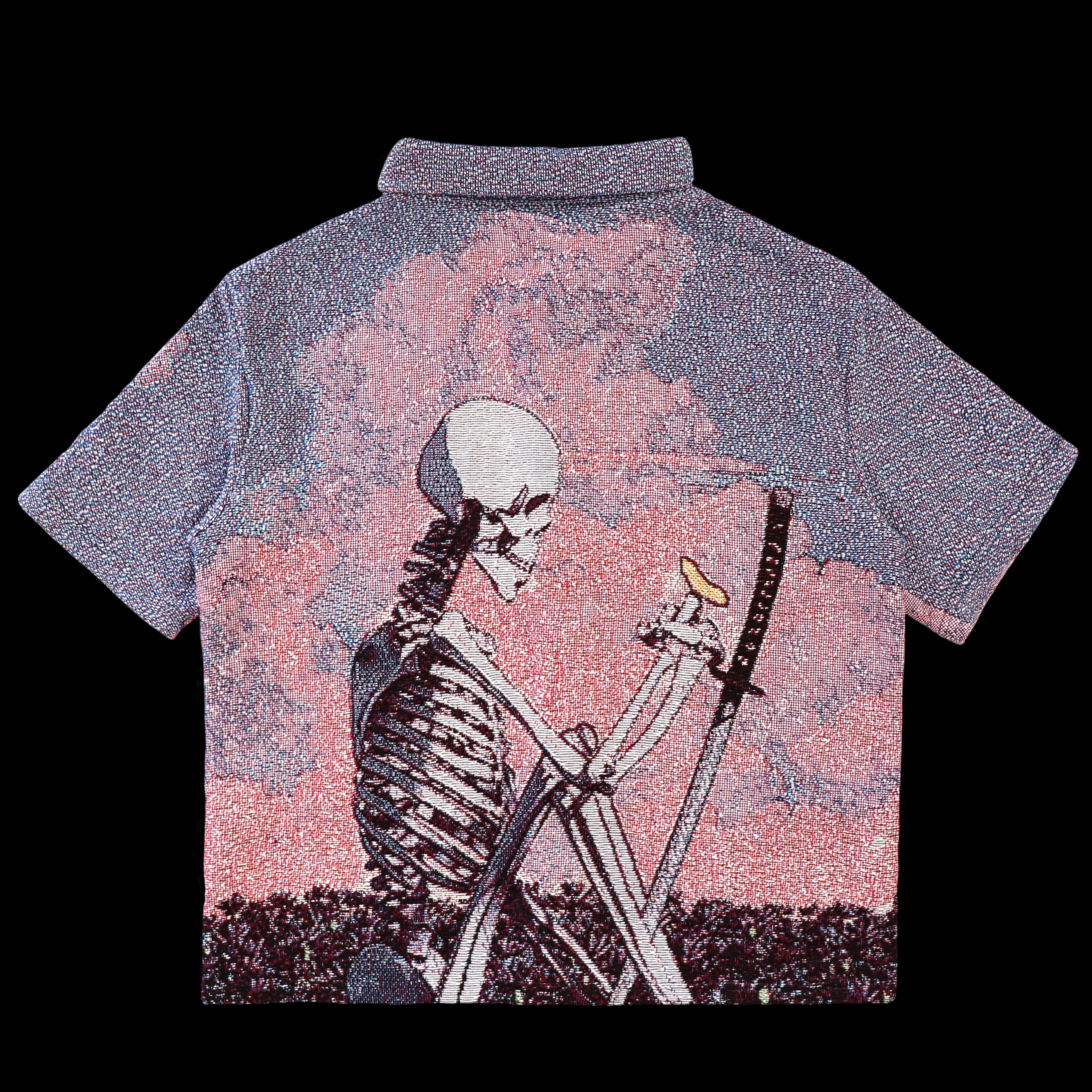 'Squelette en paix' Chemise homme/femme manches courtes