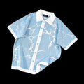 Chemise en tricot gaufré